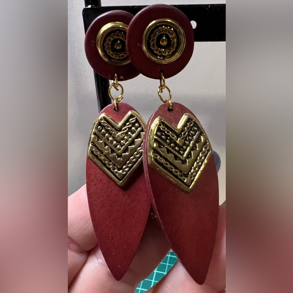BoHo Wooden Earrings